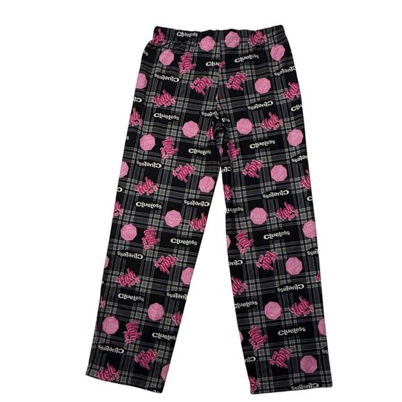 Clueless Themed Size Small Black & Pink Pajama Pants - Picture 2 of 5